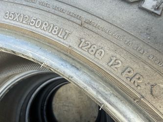 35/12.50/18 TOYO Open Country R/T (4 Tires) $100.00/ All 4