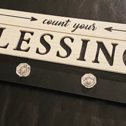 Count Your Blessings Wall Plaque