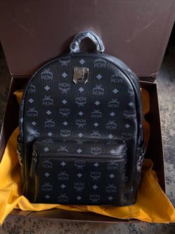 Black MCM Backpack