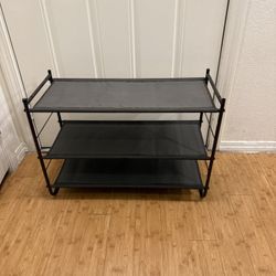 3 Tier Stackable Shoe Rack, Expandable Adjustable