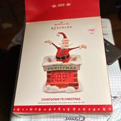2016 Hallmark Count Down To Christmas Ornament