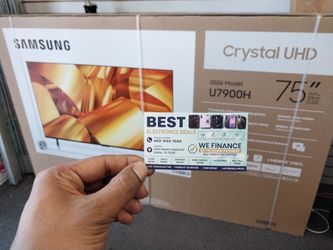 Samsung 75"inch Crystal UHD Available On Payment Plan Option With $49 DOWN