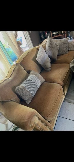 Two sofas cushions included the big and small