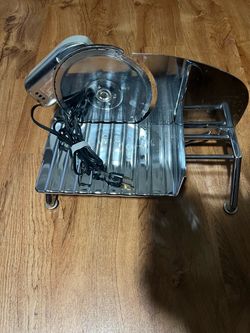 Vintage Rival electric food slicer.