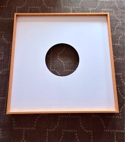 Square Wood Frame Fire Pit Base (Table Top)