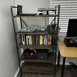 Allen Roth 5 Shelf Bookcase