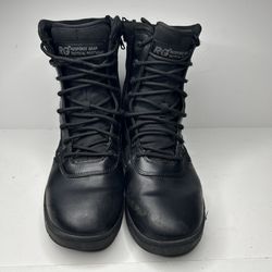 Response Gear MensSize 11.5 Boots Side Zip II Wide Tactical Footwear Black 1061