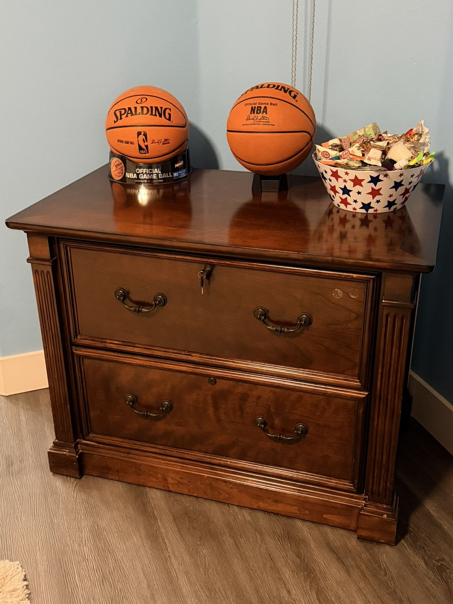Solid Wood File Cabinet