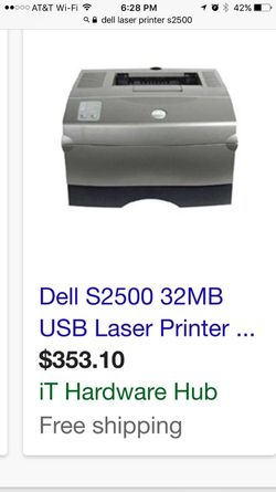 Dell laser printer