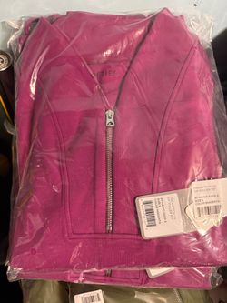 Softies DreamTech 1/4 Zip Jogger Set Womens Small Magenta New Sealed
