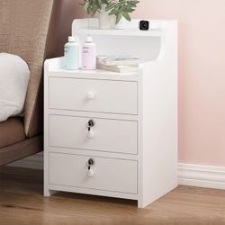 End Table Bedroom Nightstand Furniture NEW