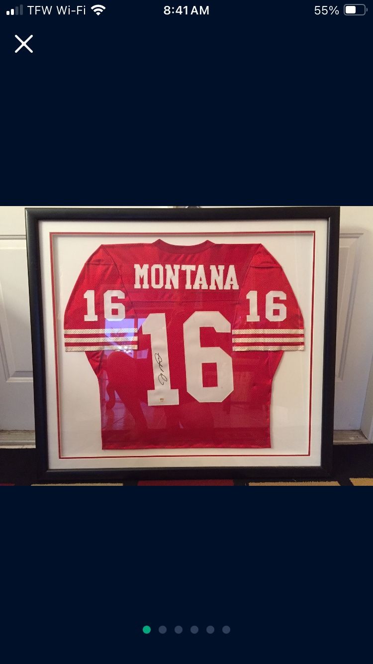 JOE MONTANA JERSEY PSA/DNA