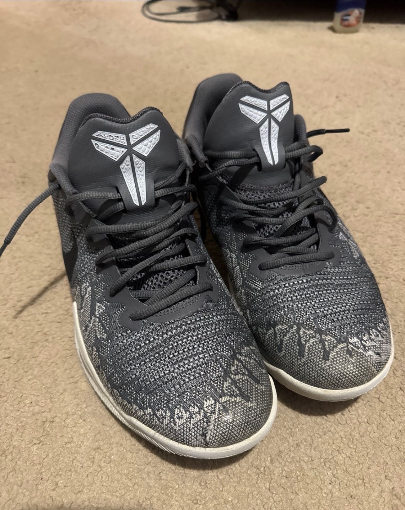 Nike Kobe Mamba Rage Dark Grey Basketball Shoes Size 12.5