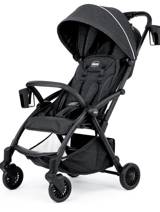 Chicco Presto Self-Folding, Compact Stroller with Canopy, Lightweight Aluminum Frame Umbrella Stroller, for Babies and Toddlers up to 50 lbs. | Graphi