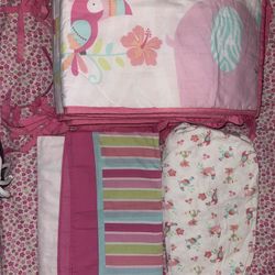 Baby Girl Bedding Set 