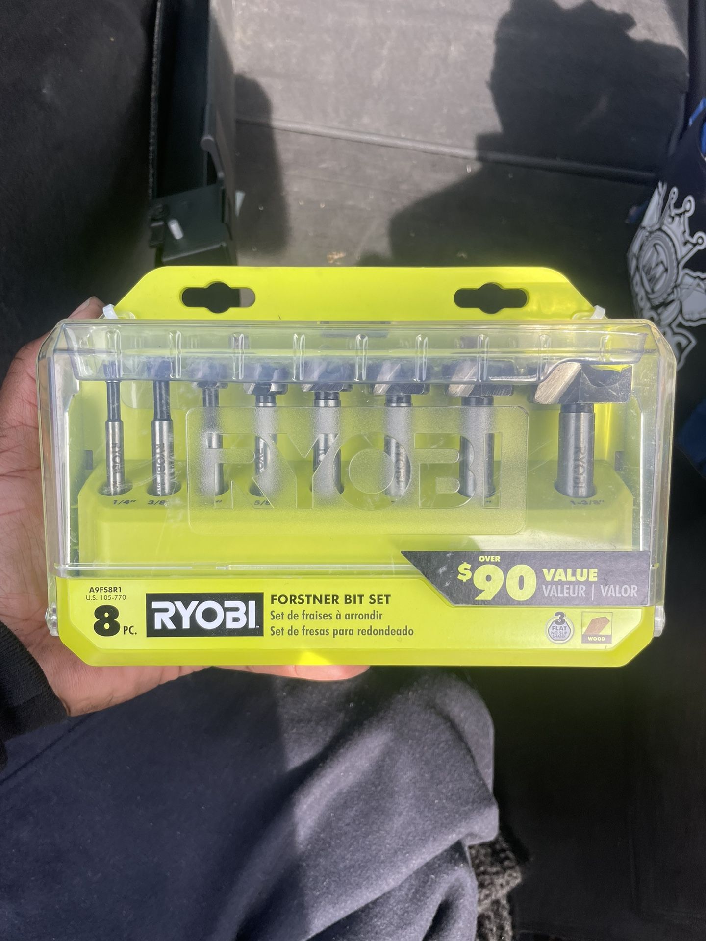 Forstner Bit Set 8 Pc