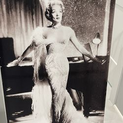 Marlene Dietrich Canvas Art. $10. Pick Up In Jupiter 