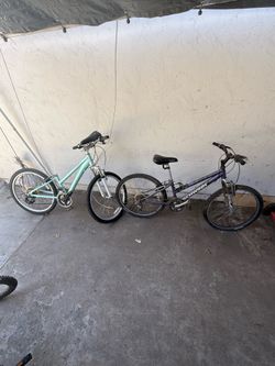 2  24” mountain bike mtb 21 speed