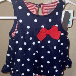 Polka Dot Bodysuit Dress 