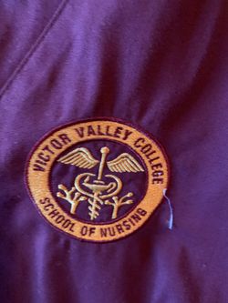 Victor Valley Nursing VVC scrub top M/L