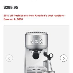 Breville Bambino Espresso Machine + Blue Bottle Coffee