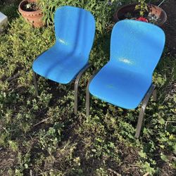 Lifetime Kids Blue Chairs