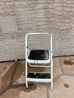 2-Step Metal Folding Step Stool