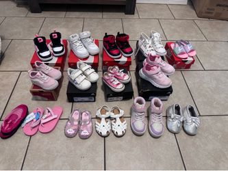 Girls Shoes Bundle – Like New (Sizes 4C–8C)