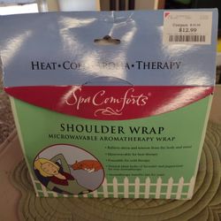 Spa Comforts Shoulder Wrap Microwavable New