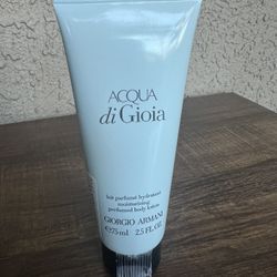 Giorgio Armani Acqua Di Gioia Body Lotion Tube for Women 2.5