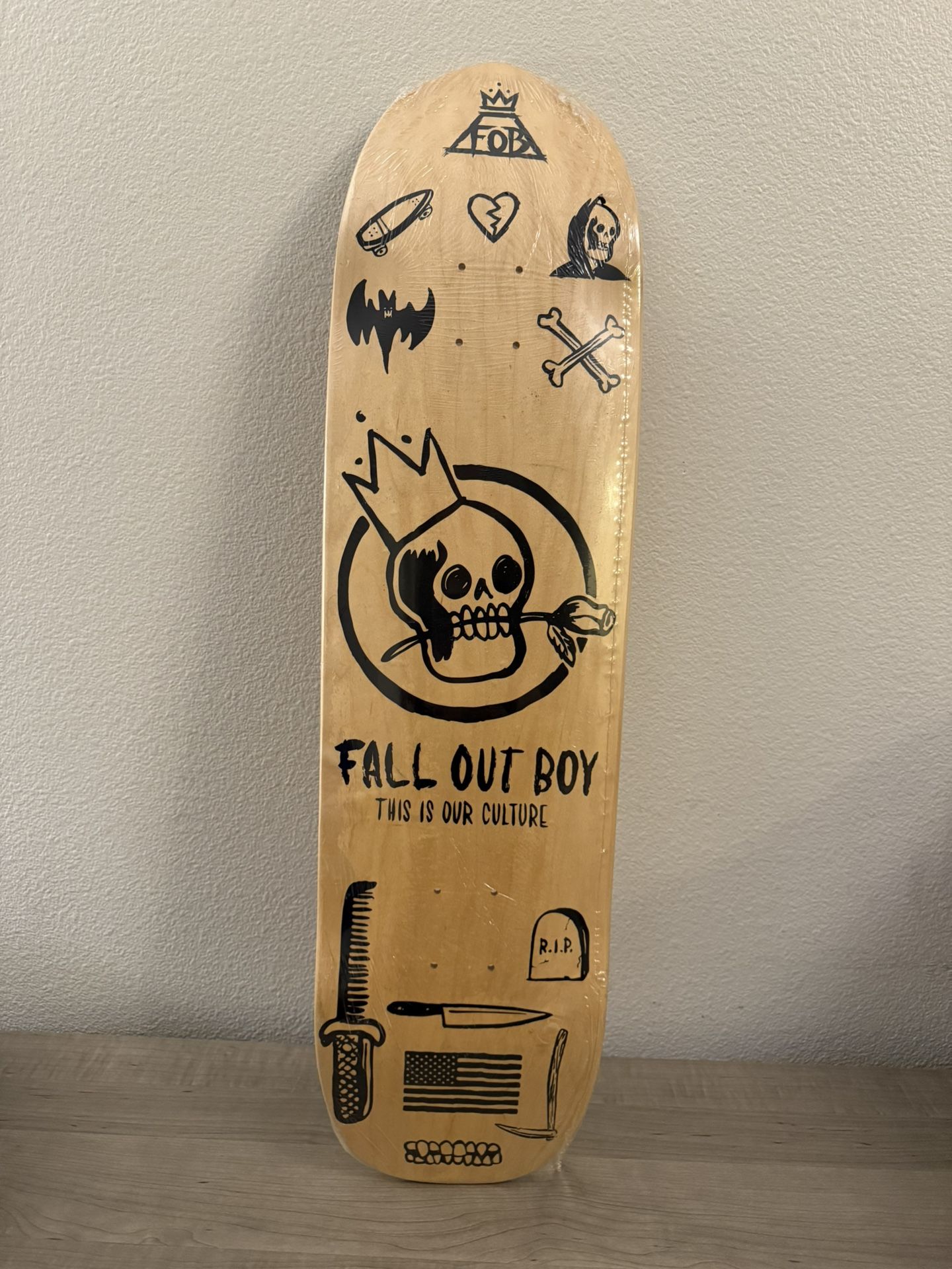 Fall Out Boy Skateboard (Rare & Brand new)