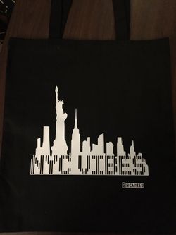 Black Fadhion Tote Bag NYC