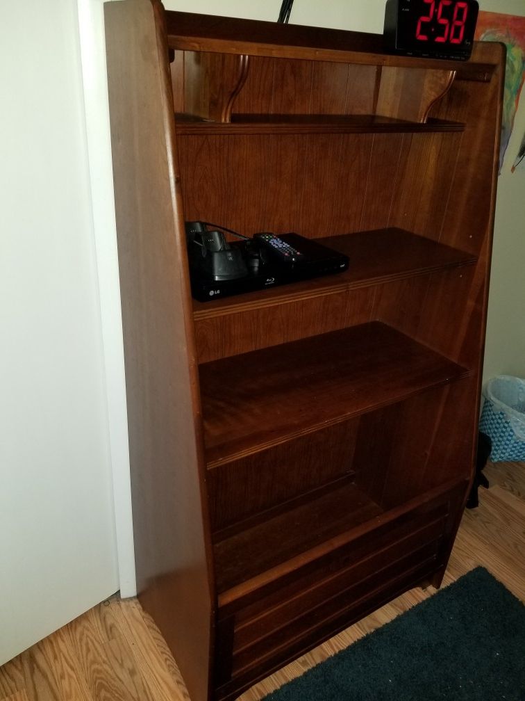 Book shelf solid wood