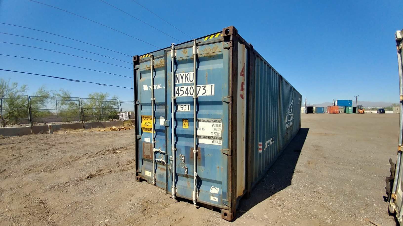 45' shipping container