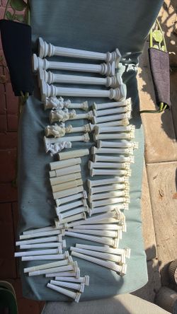 Pilares  para Pasteles 54 piesas