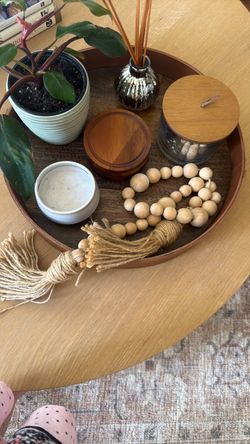 Wooden decorative beads - new