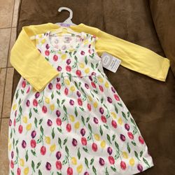 18-24 Month Old Toddler Brand New Dress Matching Set 15$ OBO