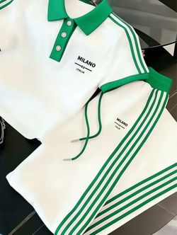 Milano Italia Polo Shirt and Shorts Set