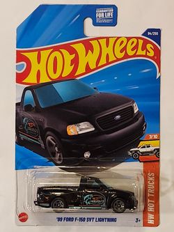 HOT WHEELS. HOT TRUCKS. 1999 FORD F-150 SVT. LIGHTNING.
