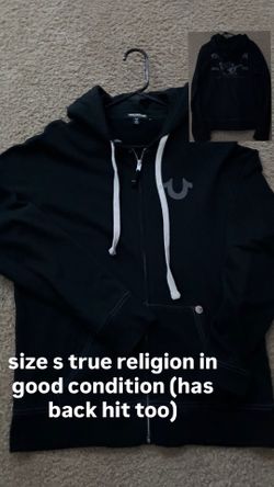 Black True Religion Zip Up