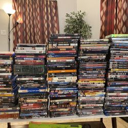 Giant DVD Collection Over 150 Titles, More Than 200 DVDs