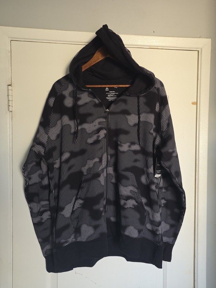 Men's XL Sweater Hoodie Camouflage New Fleece