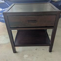 Nightstand End table With Drawer 