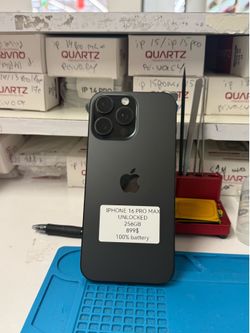 iPhone 16 pro max unlocked 256gb