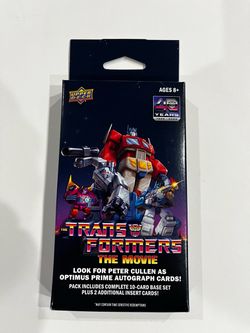 Transformers The movie Upper Deck Trading Cards