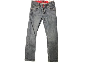Levi's Boy's Slim Flex Stretch Adjustable Waist Straight Denim Jean Size 8 C4