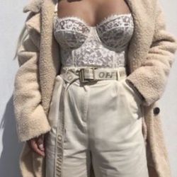 Offwhite Yellow Industrial Belt 