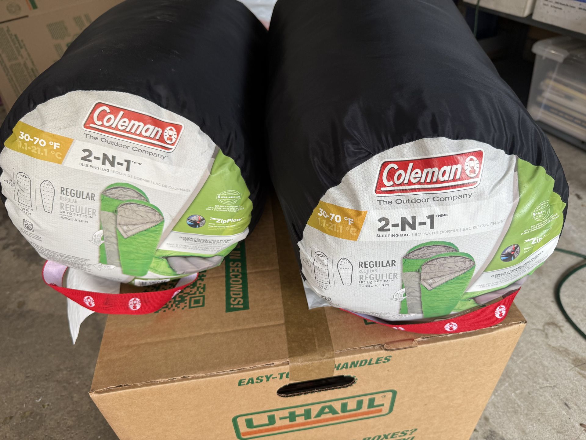 Coleman ADULT sleeping bags