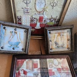 Bathroom Frame Decoration Take ALL for $20