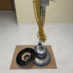 Pacific 17" Low Speed Floor Buffer Scrubber With Brush